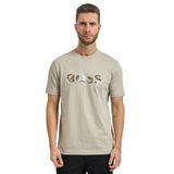 BOSS Bisiklet Yaka T-Shirt, L, 5003345694, Taş, Erkek