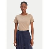 BOSS Bisiklet Yaka T-Shirt, M, 5003362079, Camel, Kadın
