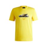 BOSS Bisiklet Yaka T-Shirt, M, 50531455, Sarı, Erkek