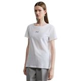 BOSS Bisiklet Yaka T-Shirt, S, 5003362084, Beyaz, Kadın