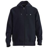 BOSS C-Spence 01 Erkek Kapüşonlu Fermuarlı Sweatshirt, Lacivert, L Beden