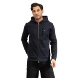 BOSS C-Spence 01 Erkek Kapüşonlu Fermuarlı Sweatshirt, Lacivert, M Beden