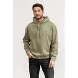 BOSS C-Stevens Kapüşonlu Sweatshirt, L, 50544099, Yeşil, erkek