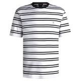 Boss Çizgili% 100 Pamuk Regular Fit Bisiklet Yaka T Shirt Erkek T SHİRT 50520298 405