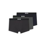BOSS Çok Renkli Boxer Trunk 3'lü Paket, M, 5003335614, Çok Renkli, erkek