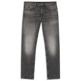 BOSS Delaware siyah dar kesim kot pantolon, rahat streç denim