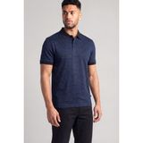 Boss Erkek %100 Pamuklu Logolu Kısa Kollu Mavi Polo Yaka T-Shirt 50558855-404