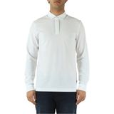 Boss Erkek %100 Pamuklu Normal Kalıp Uzun Kollu Beyaz Polo Yaka T-Shirt 50549179-100 - 2XL