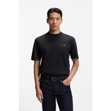 Boss Erkek %100 Pamuklu Yuvarlak Yakalı Kısa Kollu Lacivert T-Shirt 50555844-404