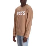 Boss Erkek Bisiklet Yaka Sweatshirt,Bej L,4063538527087