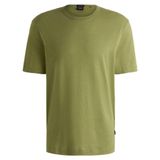 BOSS Erkek Bisiklet Yaka T-Shirt, Orta Yeşil, XL
