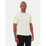 Boss Erkek Bisiklet Yakalı Ekstra Yumuşak Pamuklu Logo Işlemeli Kısa Kollu Ekru Polo Yaka T-Shirt 50565042-118