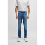 Boss Erkek Bol Paça Rahat Kesim Cep Detaylı Lacivert Jeans 50520856-420 - 31 / 32