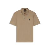BOSS Erkek C-Parris 01 polo tişört, merserize pamuk, Double-B-monogramlı, Haki252, S