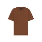 BOSS Erkek C-Taut 01 Regular-Fit tişört, pamuklu, Double-B-monogramlı, Braun 217, XL