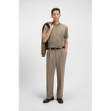 BOSS Erkek C-Taut 01 Regular-Fit tişört, pamuklu, Double-B-monogramlı, Braun245, XL