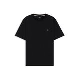 BOSS Erkek C-Taut 01 Regular-Fit tişört, pamuklu, Double-B-monogramlı, Siyah, S