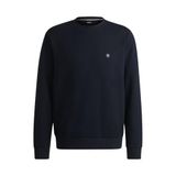 BOSS Erkek Çift B Monogram Pamuk Karışımı Sweatshirt, Mavi (Koyu), XXL