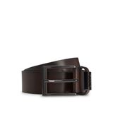 BOSS Erkek Cole-Ant Sz35 kemer İtalyan derisinden fırçalanmış metal detaylara sahip, Koyu Kahverengi 202, 110