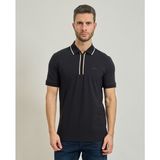 Boss Erkek Dar Kesim Nem Emici Esnek Pamuklu Kısa Kollu Lacivert Polo Yaka T-Shirt 50555698-402