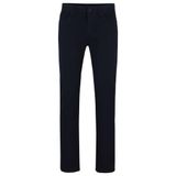 BOSS Erkek Delaware3-1-20 hafif dar kesim kot pantolon, saten streç denim, Koyu mavi404, 31W / 32L