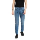 BOSS Erkek Denim Jeans, Normal Belli, Düz Model, Lacivert, 33 Beden