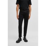 BOSS Erkek Denim Slim Fit Yüksek Bel Günlük Kullanım Siyah Jeans