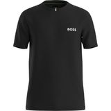 Boss Erkek Dokuma Bisiklet Yaka Kısa Kollu Günlük Siyah T-Shirt 50554543-001