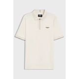 Boss Erkek Düğme Kapama Kısa Kol Düz Regular Fit Ekru Polo Yaka T-Shirt 50575003-118