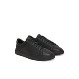 BOSS Erkek Düşük Bilekli Düz ve Rahat Tabanlı Logo İşlemeli Siyah Sneaker 50557872-005
