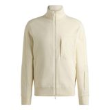 BOSS Erkek Fermuarlı Sweatshirt, Beyaz, L Beden