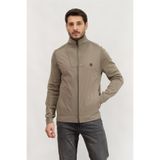 Boss Erkek Fermuarlı Sweatshirt,Yeşil M,4063544785075