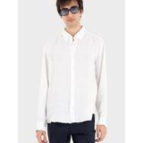 Boss Erkek Gömlek Yaka Düğme Kapama Uzun Kol Beyaz Gömlek 50556077-100 - 2XL