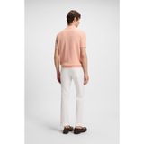 BOSS Erkek H-Iannotti Regular Fit örgü polo tişört, pamuk karışımı, Işık/Pastel Pink683, S