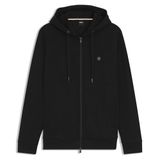 BOSS Erkek Kapüşonlu Fermuar Kapamalı Cepli Uzun Kol Siyah1 Sweatshirt 50520303-002, XL
