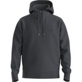 BOSS Erkek Kapüşonlu, Regular Fit, Pamuklu, Uzun Kollu Gri Sweatshirt, L