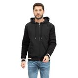 BOSS Erkek Kapüşonlu Sweatshirt, Siyah, M Beden