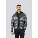 Boss Erkek Kuş Tüyü Dolgulu Kapüşonlu Uzun Kollu Gri Mont 50541299-027 - XL