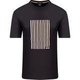 Boss Erkek Logolu Bisiklet Yaka Kısa Kol Standart Siyah1 T-Shirt 50560466-001 - M