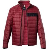 Boss Erkek Logolu Fermuar Kapamalı Cepli Kışlık Bordo Ceket 50464308-602 - 54