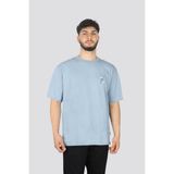 Boss Erkek Marka Logo Detaylı Bisiklet Yaka Regular Fit Açık Mavi T-Shirt 50518743-490