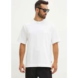 Boss Erkek Marka Logo Detaylı Bisiklet Yaka Regular Fit Beyaz T-Shirt 50518743-100 - 2XL