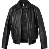 Boss Erkek Marka Logo Detaylı Regular Fit Uzun Kollu Siyah Ceket 50516898-001 - 48