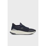 Boss Erkek Marka Logolu Bağcıklı Kaydırmaz Tabanlı Günlük Lacivert Sneaker 50523113-401