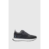 Boss Erkek Marka Logolu Bağcıklı Kaydırmaz Tabanlı Günlük Siyah-Beyaz Sneaker 50513195-402 - Siyah - Beyaz