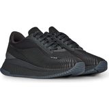 Boss Erkek Marka Logolu Bağcıklı Kaydırmaz Tabanlı Günlük Siyah Sneaker 50503493-005