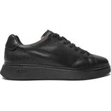 Boss Erkek Marka Logolu Bağcıklı Kaydırmaz Tabanlı Günlük Siyah Sneaker 50529543-005