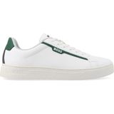 Boss Erkek Marka Logolu Bağcıklı Kaydırmaz Tabanlı Günlük Yeşil - Beyaz Sneaker 50502869-130