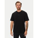 Boss Erkek Marka Logolu Pamuklu Günlük Kullanım Siyah Polo Yaka T-Shirt 50519368-001 - 3XL