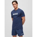 Boss Erkek Marka Logolu Regular Fit Pamuklu Kısa Kol Lacivert T-Shirt 50491706-413 - XS